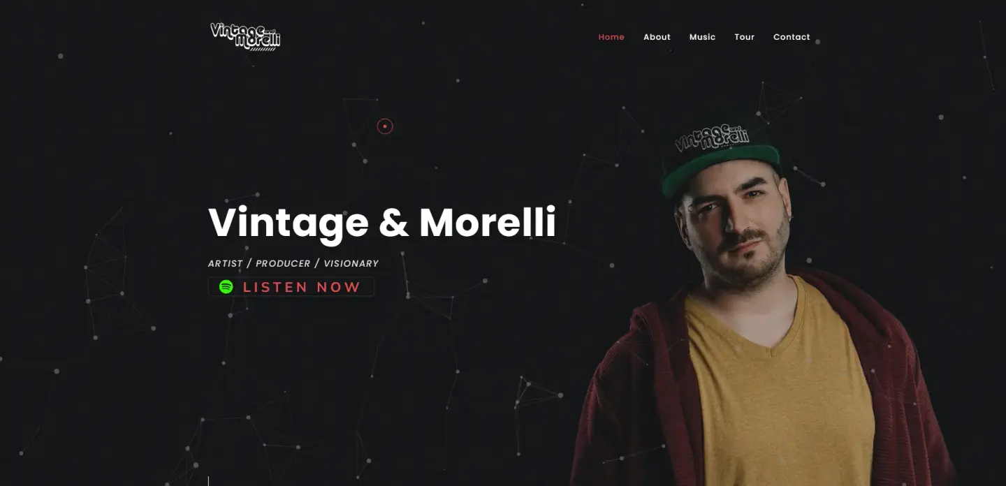 The Vintage & Morelli website